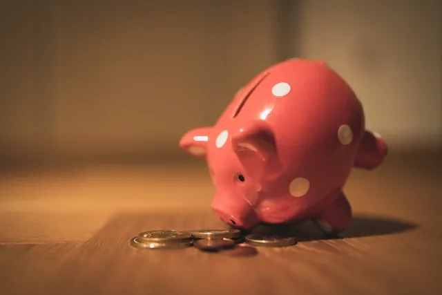 Sparschwein mit Münzen – Sinnbild für die Kosten-Nutzen-Rechnung von Zahnarzt SEO